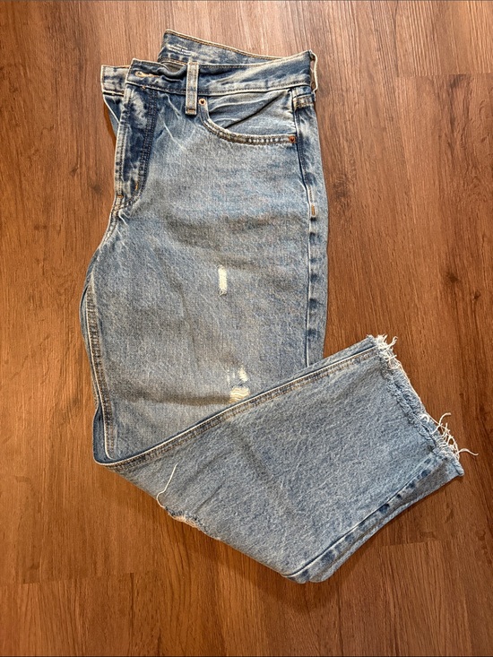 Old Navy Denim - Old Navy Slouchy Straight High Rise Button Fly